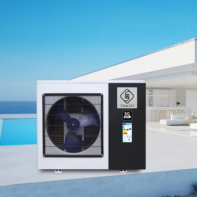 Touch Screen+WIFI R32 swim heating system Mini Dc Inverter Swimming Pool Heat pumps Water Heater Solar Pools Heaters