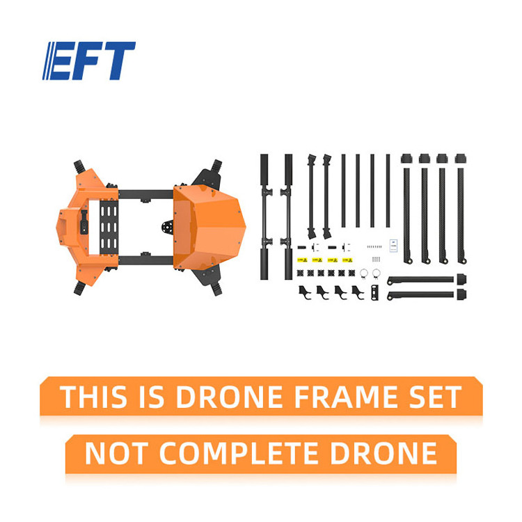 Hot selling EFT G410 agricultural spraying drone frame sprayer parts cross folding fumigation machine for help plant growth