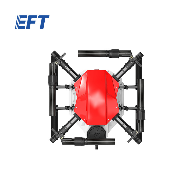 EFT E410P agricultural equipment high quality carbon fiber drone frame spraying drones for sale help the farm plant grow