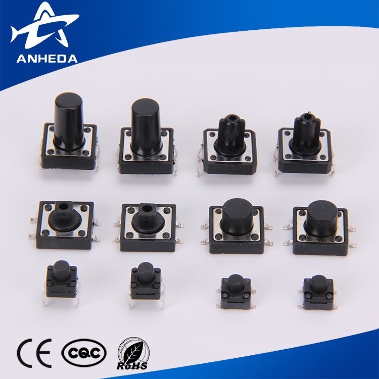 6x6x6mm Momentary Push Button Switch 4Pin DIP Micro PCB tactile