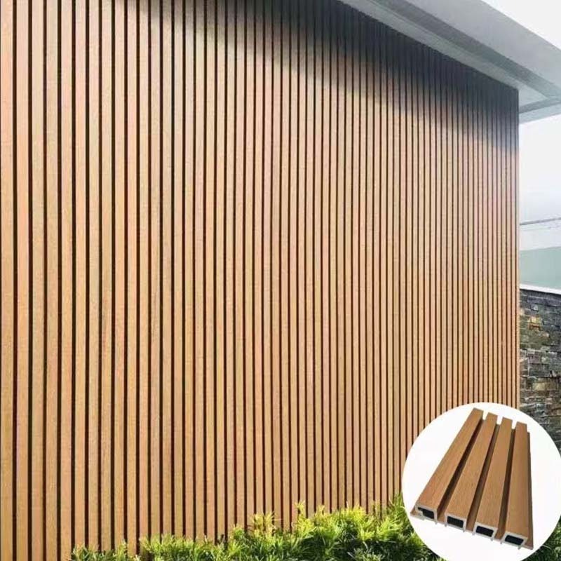 Co-extrusion Waterproof WPC Exterior Wall Cladding WPC Panels Decorative Wood Plastic Composite Wall Board