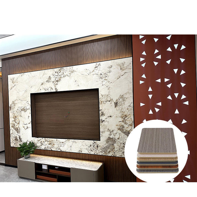 China manufacturer factory price Interior Decorative Wall Covering Panels Bamboo Charcoal Wood Plate Wood Veneer