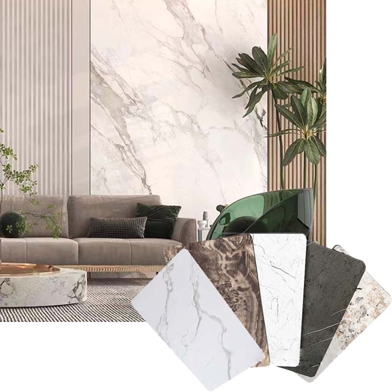 Factory Price Interior Laminated Marble Veneer Wooden Wpc Wall Panels Bamboo Cladding Fluted Panel For Bedroom Decoration