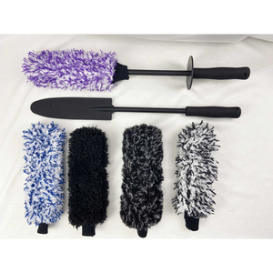 Good Quality Car Detailing Microfiber Wheel Brush  Car Wheel Tire Brush