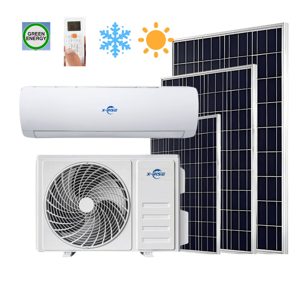 Innovative 24000BTU Solar Air Conditioning Optimized for Optimal Airflow Purely Electric Battery Powered Room Use New Condition