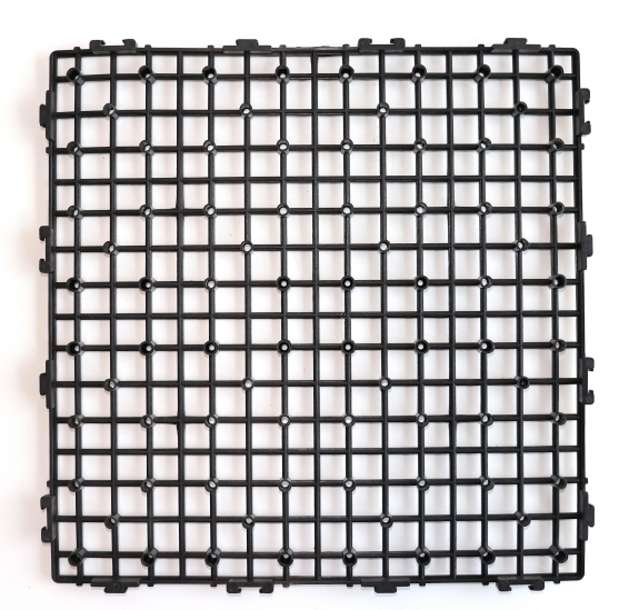 Cheap price stable outdoor interlocking grid for composite tiles deck durable plastic base for wpc deck tiles