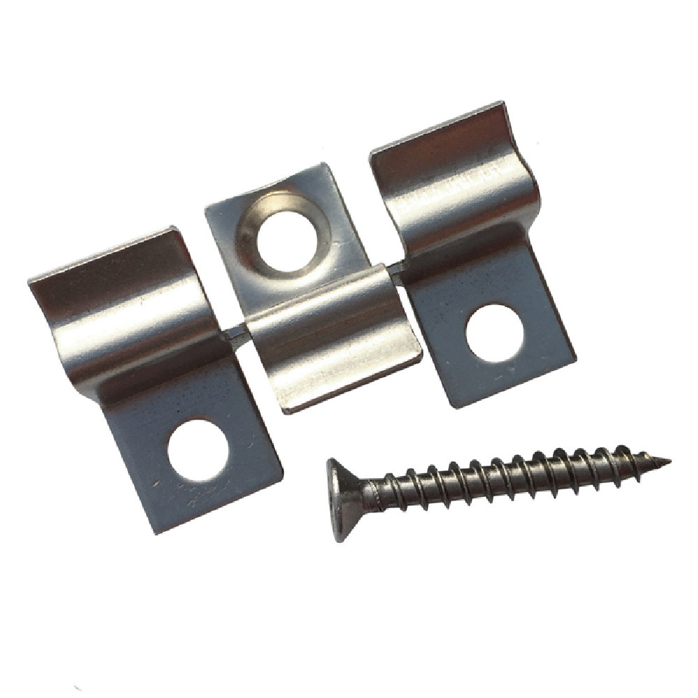 FLT Bulk Custom Snap Sandwich Plastic Twist-lock Fasteners Composite Decking Universal Hidden Clip