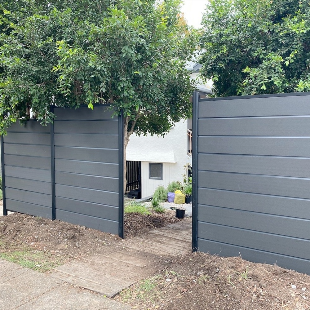 Modern Aesthetics Enhancing Garden Slat Fence Panels Privacy Fencing Panel Residential Security Palisade fencing trellis & gate