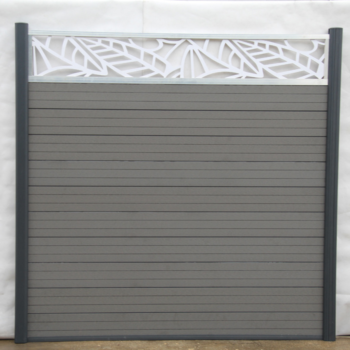 easy install wpc fence panels Wood plastic composite outdoor wood garden wall panel wpc boards fencing