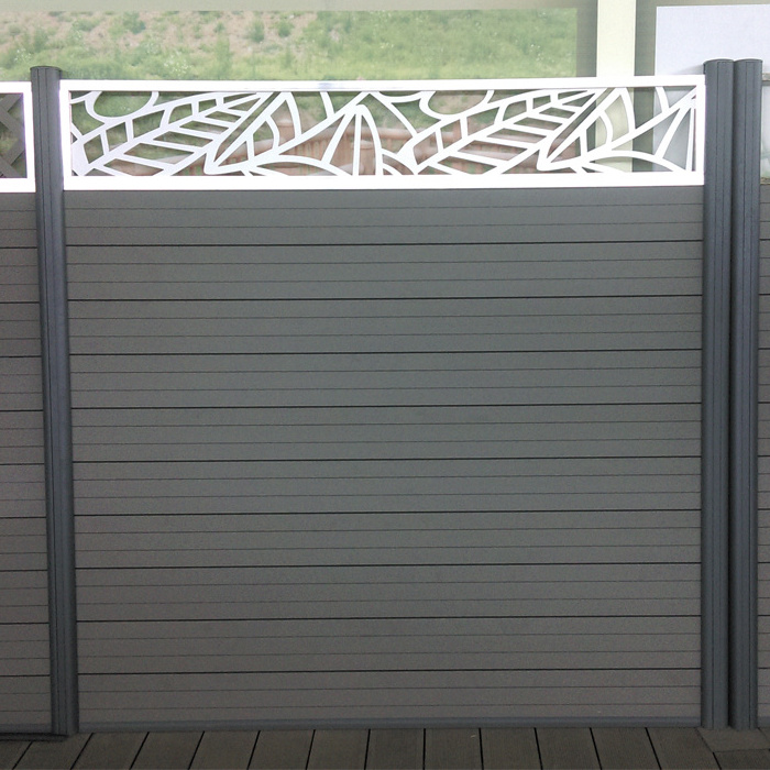 easy install wpc fence panels Wood plastic composite outdoor wood garden wall panel wpc boards fencing