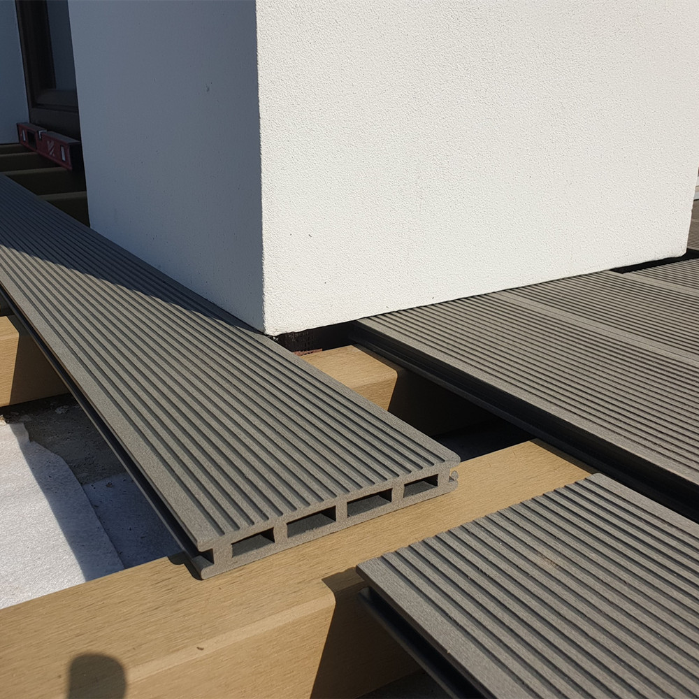 Composite Decking Boards Timber Plastic Decking Grey Black Brown Deck Boards 3.6 meter plank Boards Widely Applied Outside