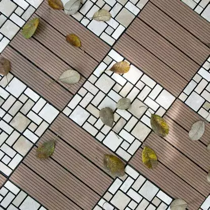 grass plastic base temporary composite deck tiles interlocking bathroom garden swimming pool balcony Piso walkway roof tiles