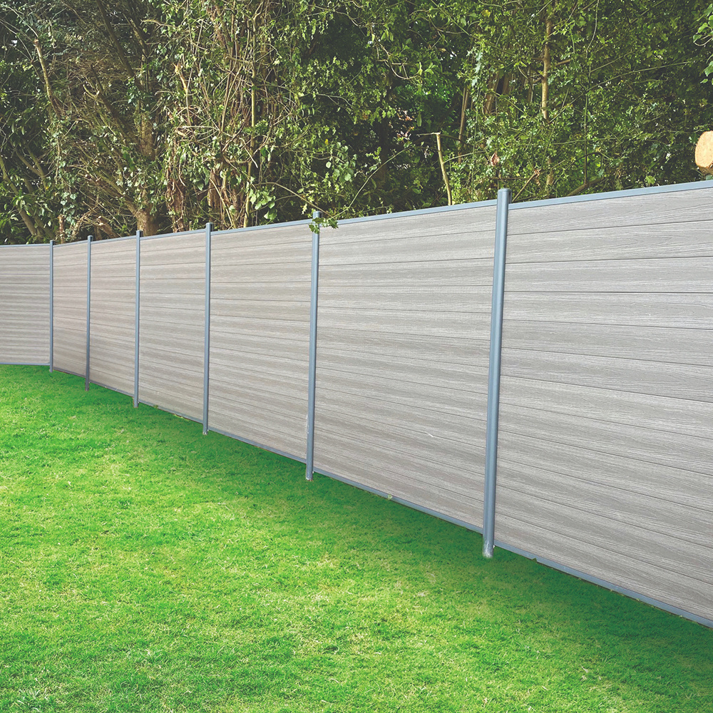 friendly and UV resistant wood plastic materials for fire prevention and waterproofing WPC fencing trellis gates