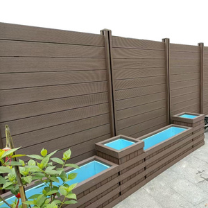 Outdoor waterproof and wind resistant DIY wood plastic composite material with high quality fencing trellis gate wpc fences