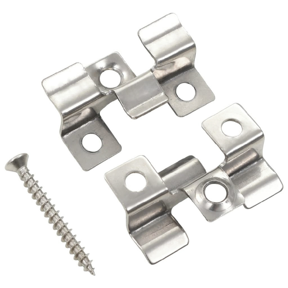 FLT Bulk Custom Snap Sandwich Plastic Twist-lock Fasteners Composite Decking Universal Hidden Clip