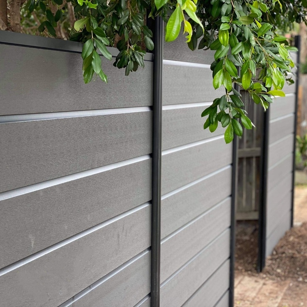 Modern Aesthetics Enhancing Garden Slat Fence Panels Privacy Fencing Panel Residential Security Palisade fencing trellis & gate