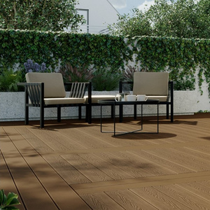 New technology Terrasse Flooring Wpc Terrace Planks Light Grey Wpc Decking Boards Water-proof Wpc Deck 140*25mm