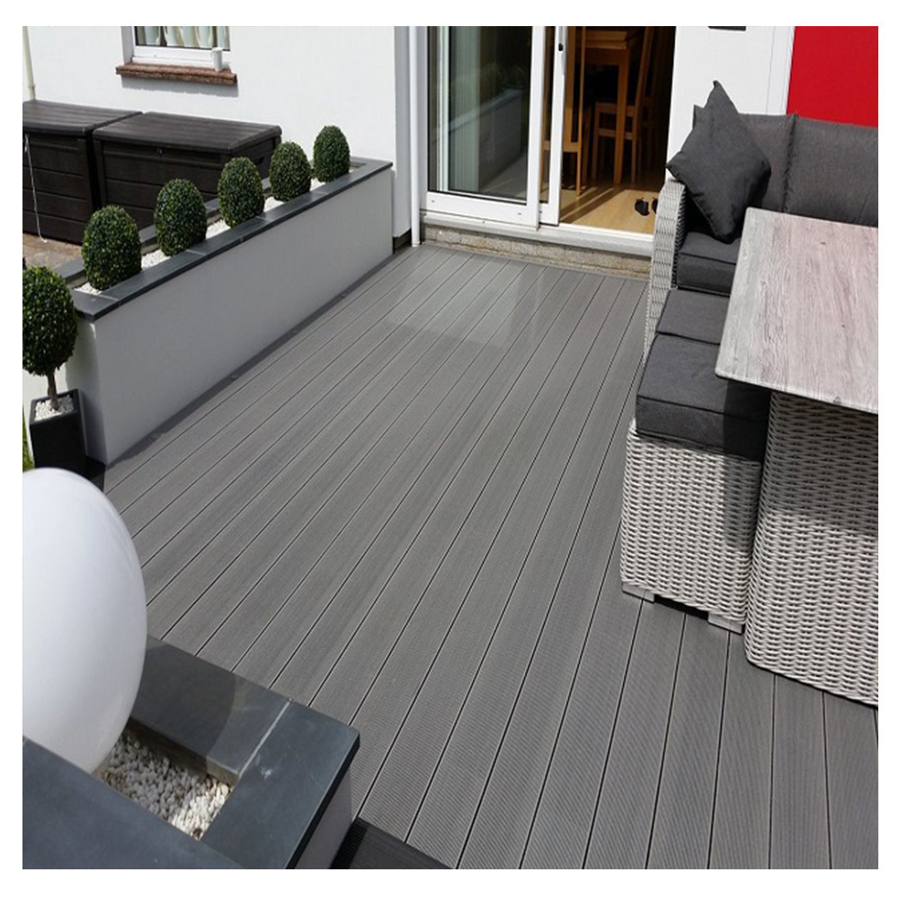 Outdoor waterproof UV resistant and insect proof with a 10-year warranty of wood-plastic composite flooring wpc decking