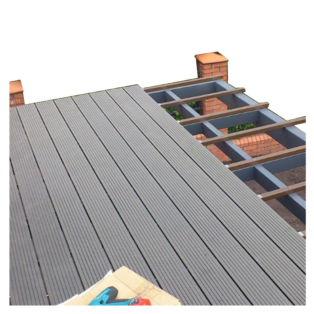 Outdoor waterproof UV resistant and insect proof with a 10-year warranty of wood-plastic composite flooring wpc decking