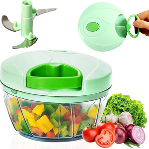 Kitchen Accessories mini Vegetable choppers Garlic Ginger Onion Meat Hand Pull Chopper