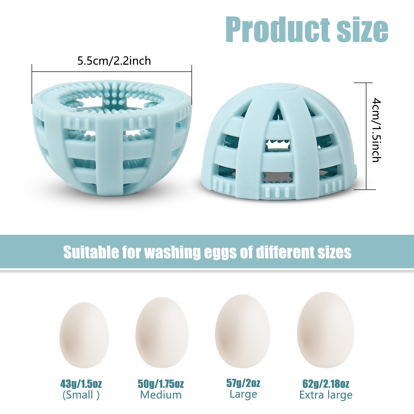 Hot product Egg Scrubber for Fresh Eggs Silicone Egg Washer Machine Tool Must Have Kitchen Gadgets