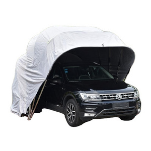 Foldable Car Shelter Canopy Garage Retractable Folding Car Garage Tent Portable Carport Folding Car Garage