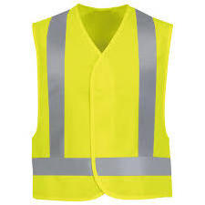 Light weight Disposable 5cm reflective strap Mesh Construction Vest for Men Women Breathable working safety vest