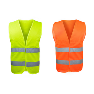 Reflective Vest 100% Polyester Tricot 2 Inch Width Reflective Tapes 100pcs/carton