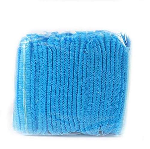 Disposable Hair Net Food Factory/ personal care Head Cover Elastic Non Woven Disposable Clip Cap Mob Cap