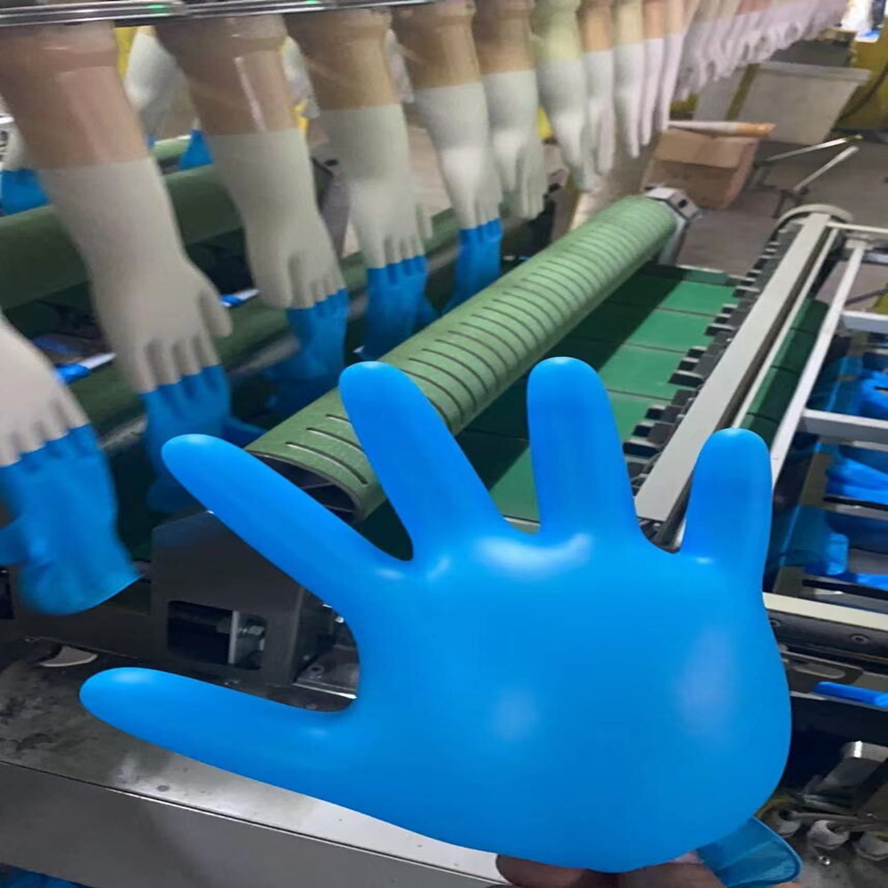 nitrile gloves M size 4.5 GR support customization powder free