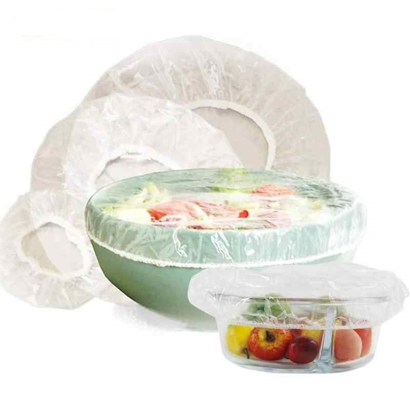 High Quality Disposable Fresh Keeping Plate Foods Fruit Covers Elastic Bowl Table Food Cover