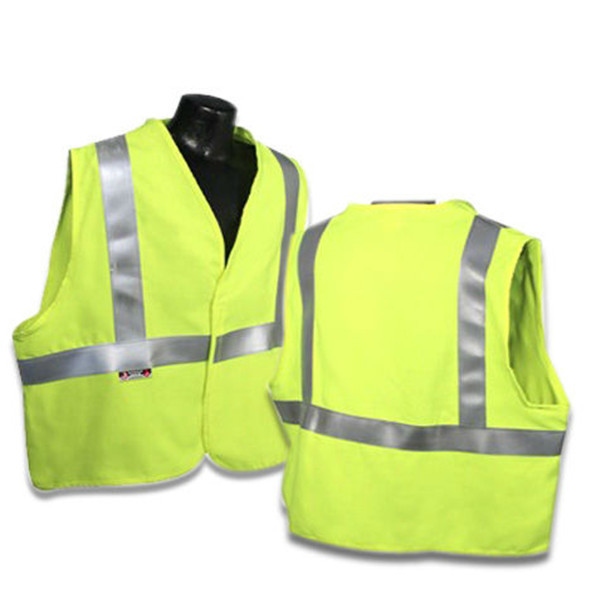 Economic good fitting High visibility reflective grey strip orange yellow blue red safety vest zipper closure road vest