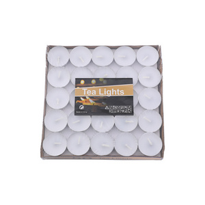 Luxury Candles White Soy Wax Tea Light Candles Set Burn About 8 Hours