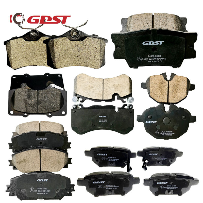 GDST Wholesale Car Semi Metallic Ceramic Auto Disc Brake Pad for Toyota vitz Hilux Hiace Corolla Ford Hyundai Honda