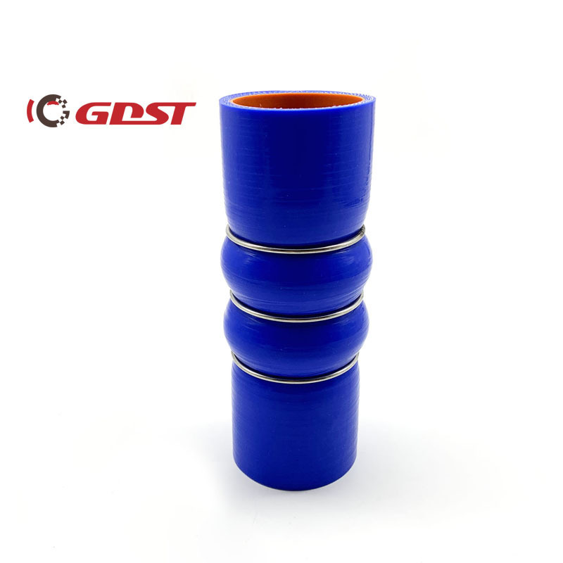 GDST High Quality Heat Resistant Automotive Elbow Silicone Hose Silicone with 3 ring Silicone Elbow Hose for heavy truck