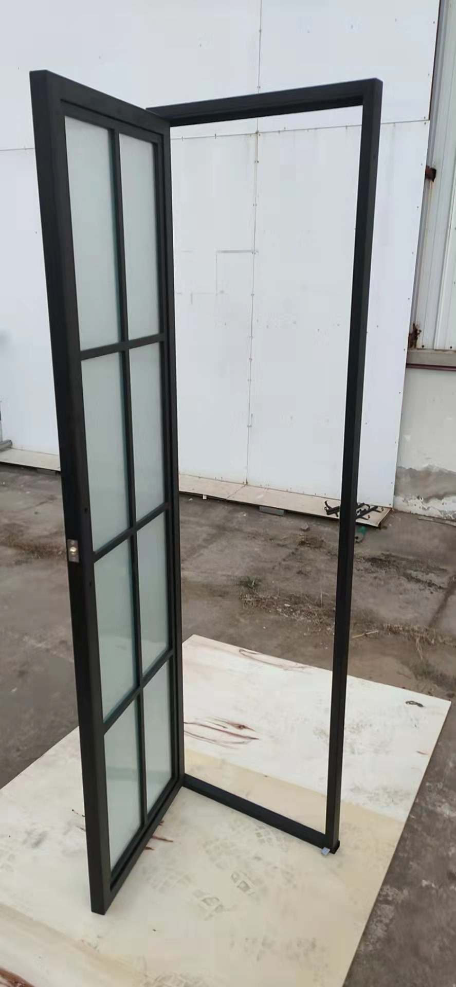 Exterior  French Door Steel Interior Glass Doors  Restaurant Steel Glass Double Entrance Door