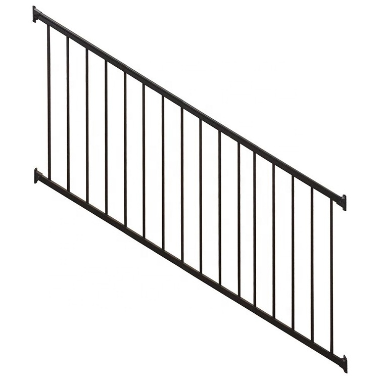 front porch side mounted outdoor banister railing pigs ear stair rail stainless steel handrail posts