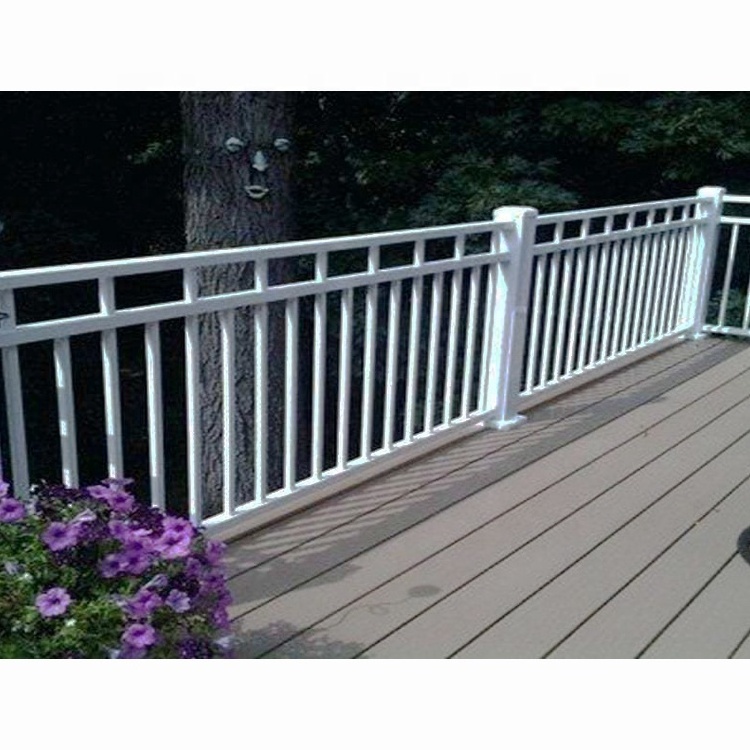 porch fence exterior pool simple casting tubular profile square outdoor metal balustrade deck staircase aluminum designs railing