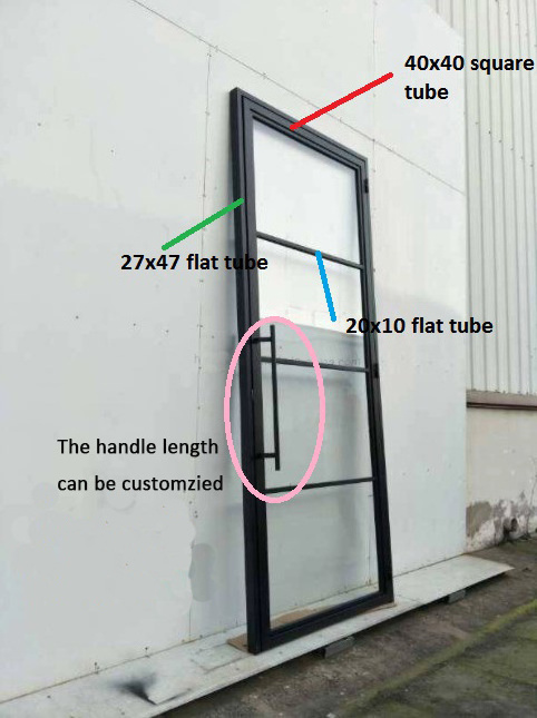 Competitive Pricing Interior Doors Steel Glass Swing Door For A Variety Of Applications