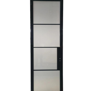 Swing French Door Steel Framed Glass Doors Soundproof Glass Door