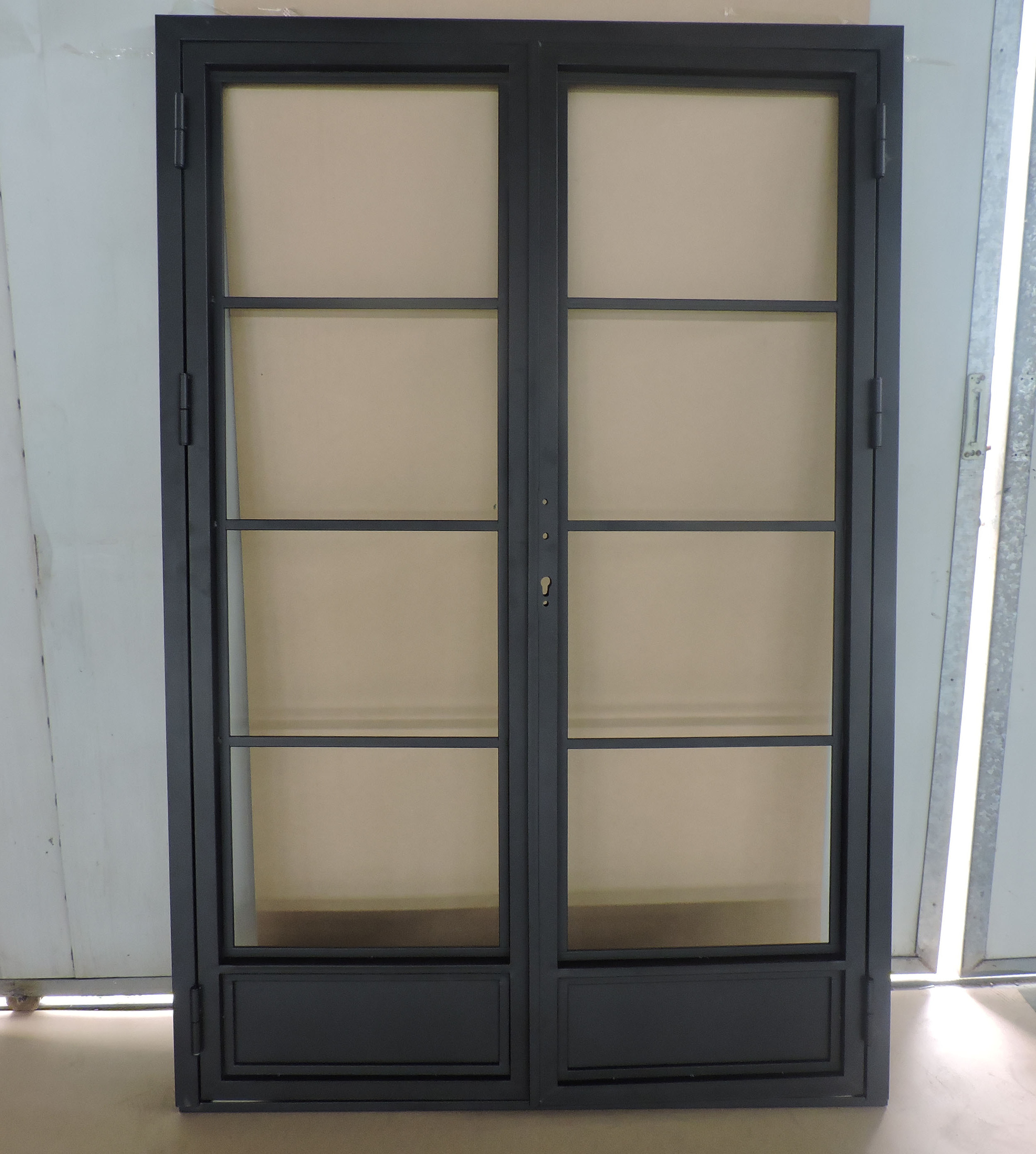 Simple Iron Grill Window Door Designs Exterior French Door