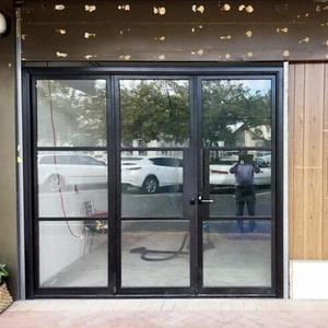 Cheap price luxury steel frame windows and doors new simple iron steel grill window for sale