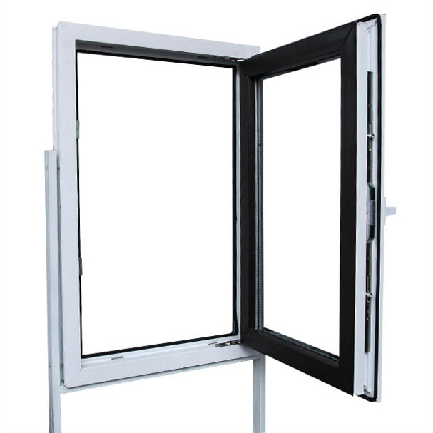 Most popular china factory price upvc house doors windows 3 panel triple PVC casement window