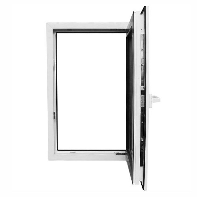 Most popular china factory price upvc house doors windows 3 panel triple PVC casement window