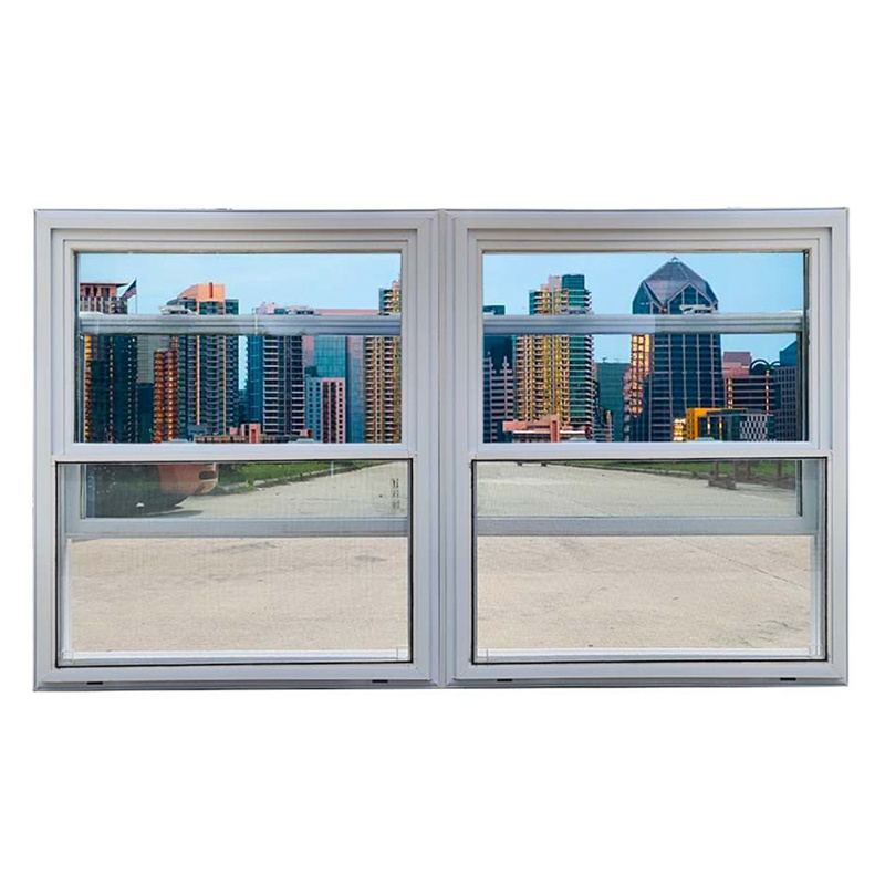 Latest Design Up Down Sliding Window Sound Proof Energy Effective Double Glass Double Hung Sliding Window