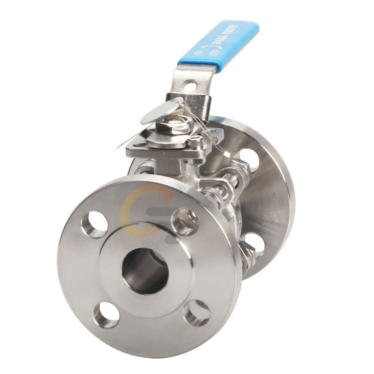 High Quality 304 Stainless Steel Flanged 2 Inch Manual 3 Piece 1/2''-4''/dn15-125 Ball Valve With Pharmaceutical