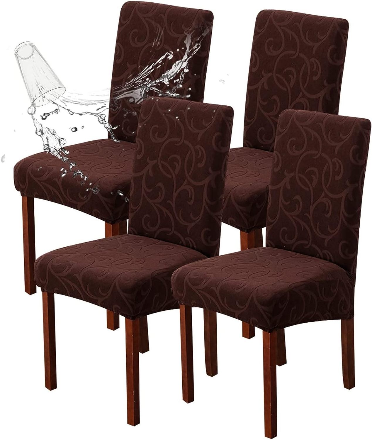 Elastic Easy-Fitted Durable Chair Cover Furniture Protector High Quality Non-slip Dining Chair Cover