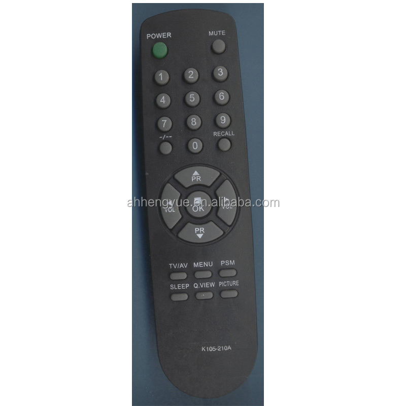 code remote tv china tv remote control for GoldStar K105-210A