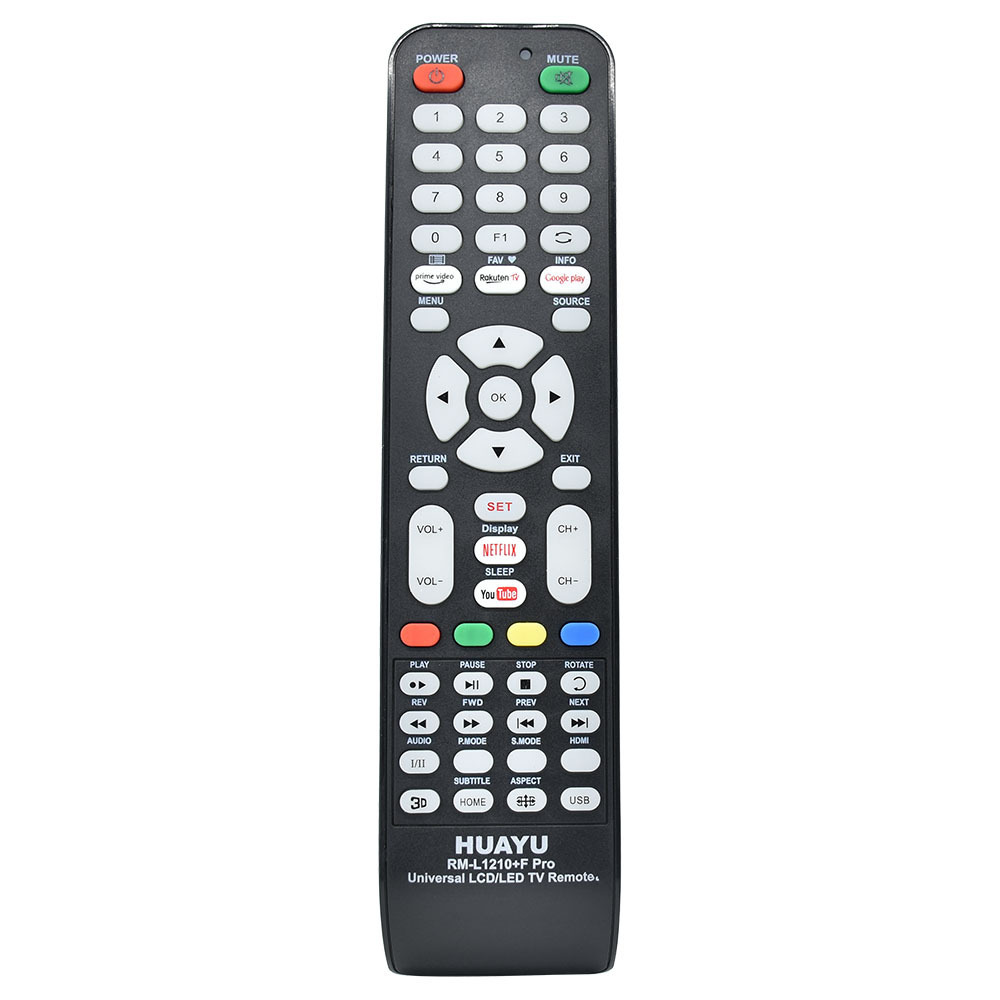 New HUAYU RM-L1210+F Pro Universal TV Remote Control For L-G/Sharp/Samsung/Sony/Hisense/Skyworth/Haier/Panason LCD LED Smart TV