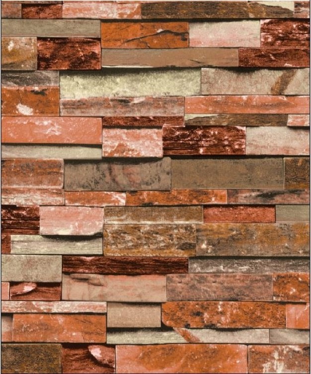 3D Marble Brick Pattern wall paper Contemporary Design Background Vinyl Wallpaper for Home Decor Office Workplace Hotel